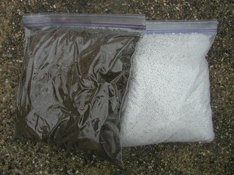 Peat and perlite